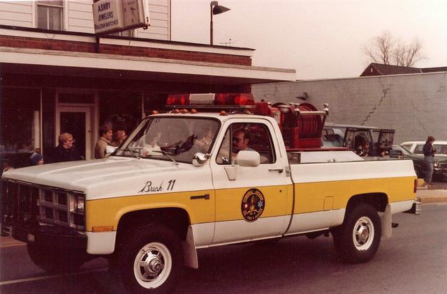1982 GMC Brush Truck, Purchased 3/2/1982; Sold 5/11/1991 to Gainesville Haymarket VFD 
